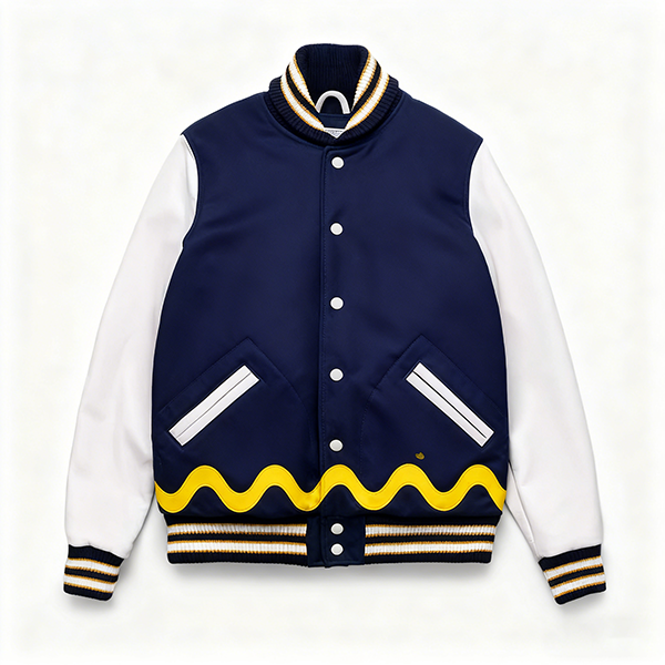 Best Quality Loose Satin Bomber - Custom Made Men's Vintage Letterman Casual Fashion Jacket