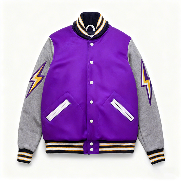 Loose Casual Vintage Letterman Jacket - Best Quality Custom Satin Bomber Fashion Outerwear