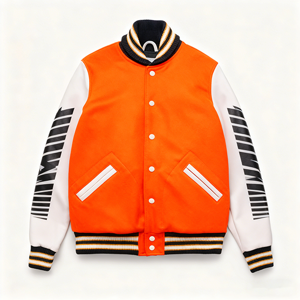 Vintage Letterman Satin Jacket - Best Quality Custom Loose Casual Bomber Retro Outerwear